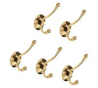 5Pcs Elegant Single Hook Rustproof Alloy Space Saving Hook Simple Installation Suitable for Space Saving Home Decors