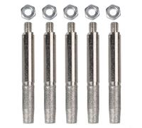 5PCS Emery Grinding Burrs for Chainsaw Sharpening, Designed for Electric Chain Saw Applications (5PCS 6mm)