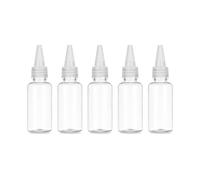 5PCS Empty Dropper Bottle Plastic Squeeze Bottle With Childproof Cap For Liquid Glue Ink Container,30ml