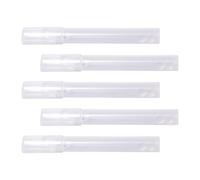 5Pcs Empty Paint Pen 4.5MM Round Tip Clear Pen Rod Refillable Empty Acrylic Marker for Sketching Drawing Illustrations Paint On Wood Markers