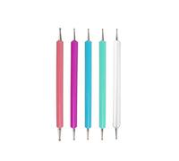 5pcs Ended Dotting Tools Set Ball Stylus Pen for Mandala Painting Embossing Pottery Clay Craft Nail Art Pattern Tracing