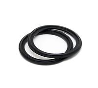 5pcs EPDM Gasket Black EPDM Clamp Gasket Fit Ferrules Flanges 25.2-183mm EPDM Tri Clamp Gasket Fittings Seal(K50.5x31.8mm)