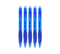 5Pcs Erasable Gel Pen Ergonomic Triangular Grip Retractable Inks 0.5MM for Note Taking School Supplies Press Erasable