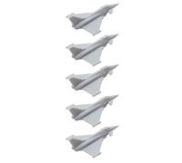 5pcs Eurofighter Typhoon EF-2000 Military Fighter Plane Resin Model 1/2000 | Typhoon EF-2000 3D Resin Military Fighter Model for Collecting Mini Diorama Military Aircraft Model (1/1250 (11.2mm)