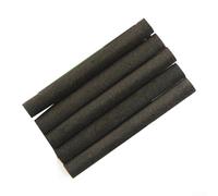 5pcs EVA Carp Fishing Foam Floats for Fly Fishing Tackle Making Custom Cylindrical Bait Floats Drilling Rod Lures (8mm black)