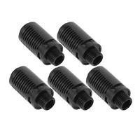 5pcs Exhaust Muffler Silencer Npt Threaded Air Line | Bronze and Plastic Construction, Reduces Workplace Noise Disturbance, Suitable for Compressed Air Systems and Workshops