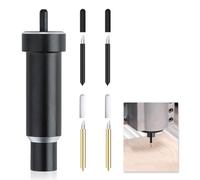 5PCS Explore Deep Cut Blade, Fine Point Blade Housing with Housing for Cricut Maker, Maker 3, Air 3, Air 2, Air, One, Explore 3, for Slicing Cuts Cardstock, with 4 Blades, Cricut Deep Cut Blade