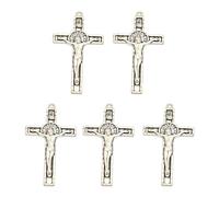 5pcs Exquisites Holy Charm Pendants Metal Pendants Unique Pattern,for Faith,