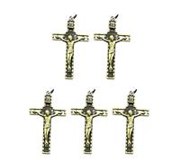 5pcs Exquisites Holy Charm Pendants Metal Pendants Unique Pattern,for Faith,
