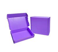 5pcs Extra Hard Airplane Box Cosmetics Shirt Wig Gift Wedding Party Paper Folding Clothing Packing for Valentine's Day(Color5,25x20x7cm)