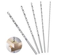 5Pcs Extra Long Twist Drill Bits, 150 mm High-speed Steel Straight Shank Twist Drill Bit Tool 2MM 3MM 3.5MM 4MM 5MM Hardness Spiral Wood Drill Bit Straight Shank Set
