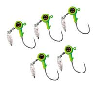 5pcs Eye Fishing Jigs Hook Fishing Rotating Sequin Jigs Bait