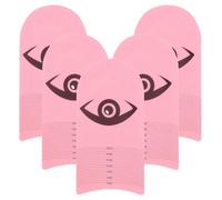 5pcs Eyelash Measuring Ruler Pink Plastic for Extensions