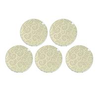 5pcs Eyelashes Extension Glue Gasket Pallet Reusable Portable False Eyelashes Holder (Gold)