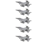 5PCS F-18F Super Hornet Strike Fighter Model 1/2000-1/350 Classic Retro Ship-based Aircraft Model DIY Souvenir Military Collection(1/350 (52mm))