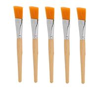 5PCS Face Masks Brush, Soft Wood Handle Facial Application Brush Cosmetic Makeup Brushes Tools for Mud Cream Body Skin Care
