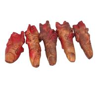 5PCS Fake Broken Fingers Horror Bloody Dead Body Props for Halloween Haunted House, Vampire Zombie Party
