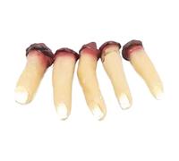 5PCS Fake Finger Broken Body Parts Horror Scary Bloody Dead Prop for Haunted Room Vampire Zombie Party
