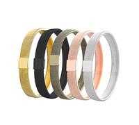 5pcs Fashion Men Bracelets Sleeve Cuff Holders Birdcage Veil Headband Silver Bracelet Metal Men's