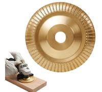 5pcs Fast-cut Wood Carving Disc Set For Angle Grinder, Efficient Stump Removal & Diy Woodworking Tools, 2026 New Shape Wheel For Quick Cutting Gold (1PCS)