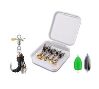 5Pcs Fast Sinking Fly Fishing Topwater Baits Fly Fish Lures With Crank Hook For Trouts Fishing Light Weight Artificial Baits