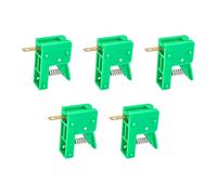 5Pcs Fast Terminal LED Lamp Spring Press Clip High Current 50A Motor Test Brass Alligators Stable Performances High Current Motor Test