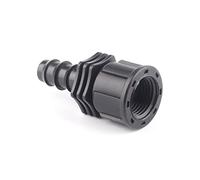5pcs Female Thread Connector Irrigation PE, Pipe Connectors Threaded Garden Water Pagoda Straight Adapter(Female 1l2 Inch-16mm)