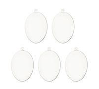 5pcs Fillable Ball Ornament 10cm Plastic Hanging Decoration