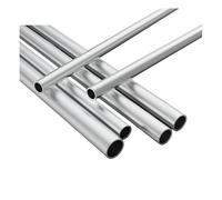 5Pcs Fine Drawn Aluminium Alloy Round Straight Thin Wall Small Pipe 0.2-0.6mm Thickness 1.1-9mm OD 300mm 500mm Length(300mm-OD1.5xID1.1mm)