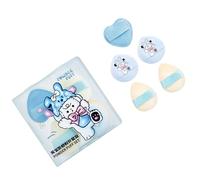 5pcs Finger Powder Puff Sponges For Stylish Face Makeup Easy Application Cosmetic Accesories With Triangular Shape
