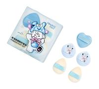 5pcs Finger Powder Puff Sponges For Stylish Face Makeup Easy Application Cosmetic Accesories With Triangular Shape Concealer Applicator