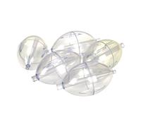 5pcs Fishing Bubble Floats Hard ABS Bobber Adjustable Portable Water Filling Slip Cast Spin Bobber Kit Fishing Oval Bubble Float Transparent