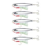 5Pcs Fishing Jigging Hook Spinner Baits Baits Artificial Lures Long Casting Spoon Lure Easy to Use Jigging Hook Spinner