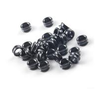 5pcs Fishing Rod Guides Ring Kit Ceramic Repair Solution for Fishing Rods Efficient DIY Rod Maintenance (3#)