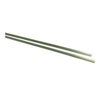 5pcs Fishing Rod Tip Section Blanks 45-56cm - Solid Fiberglass Repair Components for Custom Rod Building(2.4mm)