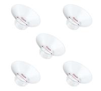 5pcs Flange Insert 13/15/17/19/21mm *1 Compatible with Momcozy M9/M6/M5/S12 Pro/S9 Pro/V1 Pro/V2 Pro Wearable Breast Pump, Replace for Momcozy Pump Flange Insert, BPA Free, OEM, Not Original Parts