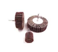 5Pcs Flap Wheel Disc, 25mm / 60mm / 80mm Coarse Fleece Interleaf Flap Sanding Wheels Pad for Rotary Tools, 80 Grit Sanding Sandpaper Flap Wheel Disc