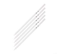 5PCS Flat-Tip Stainless Steel Skewers for Grilling Kabobs Without Slippage Outdoor BBQ Backyard Picnic Camping Use (20cm)