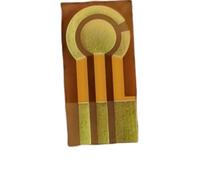 5Pcs Flexible Tripolar Electrodes - Gold & Silver Chloride Reference Electrodes for Bacterial Cell Tissue Modification