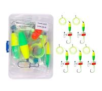 5Pcs Floater Catfishing Tackle Rigs Catfishing Equipment Fishing Bobbers Float Rigs 6/0 8/10/ Hook Fishing Hook