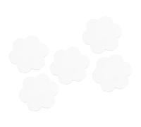 5pcs Flower Canvas Board for Painting, Small Canvas for Painting White