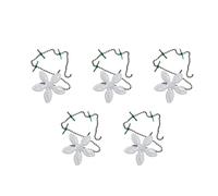 5PCS Flower Shape Shower Drain Sink Remover Daisy Hair Catcher Shower Drain Protector, Chain Hook Catcher Strainer Hair Snare for Bathroom Bathtub Kitchen