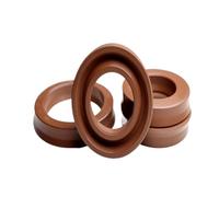 5Pcs Fluoro Rubber Oil Seal Inner Diameter 28mm, Outer Diameter 42mm, Thickness 10mm, Brown, 28x42x10mm