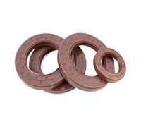 5Pcs Fluororubber Skeleton Oil Seal, Inner Diameter 32mm, Outer Diameter 43mm, Thickness 7mm, Brown, 32x43x7mm