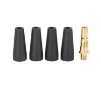 5PCS Flux Gasless Nozzle Kit with Brass Gas Diffuser, PTFE Welder Nozzle Replacement for Century FC90 80GL Easy Weld Craftsman Chicago Electric MIG Welders