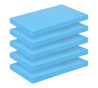 5Pcs Foam Craft Board - 38mm Thick Blue High Density Rectangle Craft XPS Foam Sheets for DIY Crafts/Modeling/Sculpture/Arts/Crafts Projects
