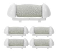 5pcs Foot Scrubber Replacement Heads Plastic Pedicure Rollers