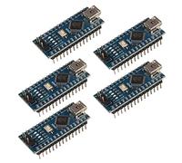 5pcs for Arduino Nano Board ATmega328P CH340 5V 16M Microcontroller Board, for Arduino Electronics Development Board Nano 328P Nano (5pcs)