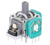 5Pcs for One 3D Sensor Analog Joystick Rocker Left Right Thumb Controller Joystick Potentiometer Replacement Parts Analog, Green