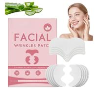 5PCS Forehead Wrinkle Patches, Anti-Wrinkle Patches & Face Tape for Wrinkles, Forehead Lines & Smile Line Remover, Anti-Slip Overnight Facial Patches for Wrinkles, Nasolabial Folds Treatment